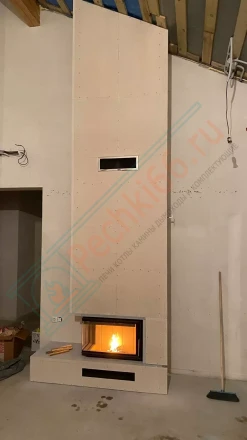 Каминная топка Romotop HEAT R/L 2G S 70.44.33.23 под ключ (монтаж 09.2020)