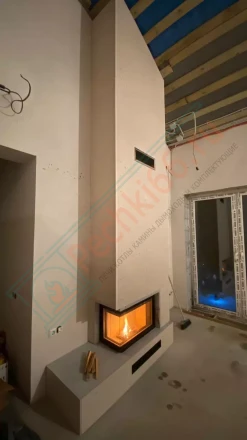 Каминная топка Romotop HEAT R/L 2G S 70.44.33.23 под ключ (монтаж 09.2020)