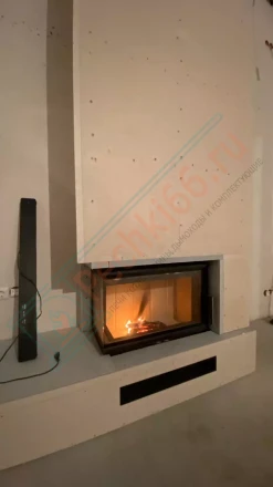 Каминная топка Romotop HEAT R/L 2G S 70.44.33.23 под ключ (монтаж 09.2020)