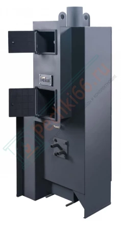 Печь для бани Готика 20 с подогревом предбанника (Тройка) до 24 м3