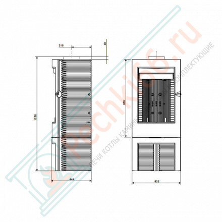 Печь-камин ARGOS (INVICTA)