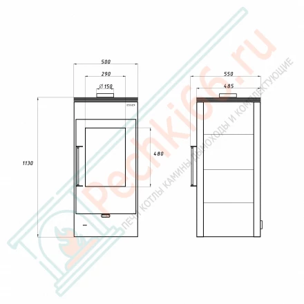 Печь-камин Eysen V 10
