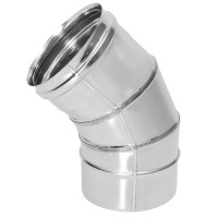 Отвод моно 45° ОМ-Р (304-0.8) d-120 (ТиС Стандарт)