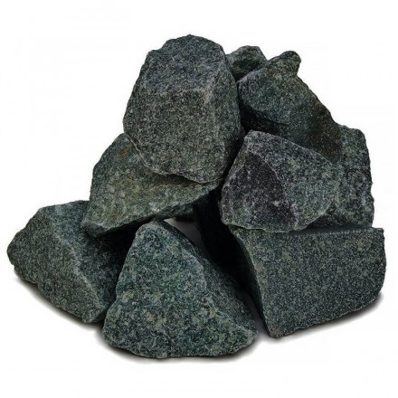 Камень Пироксенит "Черный принц" колотый, м/р Хакасия (ведро), 18 кг