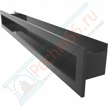 Каминная решётка черная Mila Large 140x1132 (Kratki)