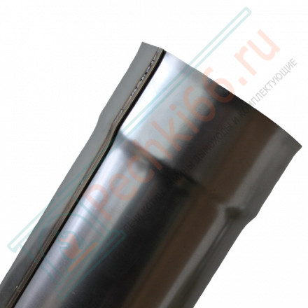 Сэндвич труба для дымохода L=1.0 м (НЕРЖ-439/1,0-ОЦИНК/0,5) d-115/200 (УМК)