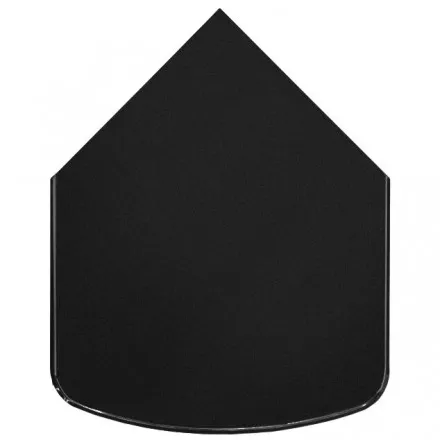Притопочный лист VPL041-R9005, 1000Х800мм, чёрный (Вулкан)