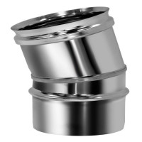 Отвод одностенный 15° (AISI-310S/0,8мм) d-120 (Вулкан)