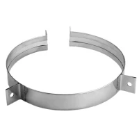 Хомут для растяжки на трубу с изол V50R (ОЦИНК/0,5) d-300/400 (Вулкан)