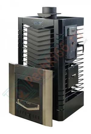 Печь для Русской бани № 06МСП 01 сетка, с парогенератором (Тройка) до 18 м3