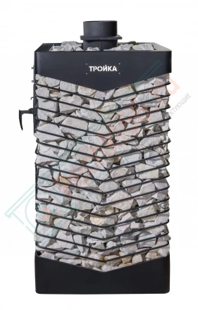 Печь для Русской бани № 06МСП 01 сетка, с парогенератором (Тройка) до 18 м3