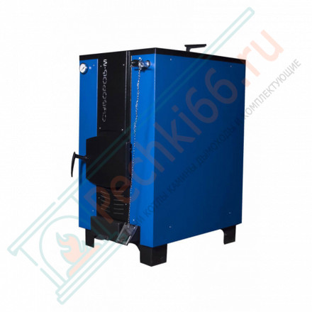 Пиролизный котел Суворов К-10М, с контуром для ГВС (Тройка) 10 кВт