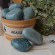 Камень для бани Жадеит шлифованный средний, м/р Хакасия (коробка), 10 кг (Хакасинтерсервис)