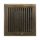 Каминная решетка с регулировкой, 170х170-D125, бронза (Megaprom)