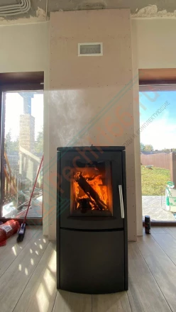 Печь-камин Varde Aura 2 под ключ (монтаж 07.2018)