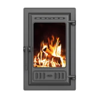 Дверца каминная чугунная 310 Антрацит (Эверест)