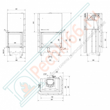 Стальная топка MBZ/P/BS/G (Kratki)