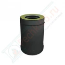 Сэндвич труба V50R с изол L=250 (AISI-321/0,8-ОЦИНК-RAL/0,5) d-120/220 (Вулкан)