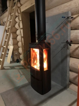 Печь камин Wiking Miro 3 под ключ (монтаж 12.2021)