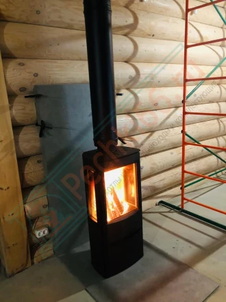 Печь камин Wiking Miro 3 под ключ (монтаж 12.2021)