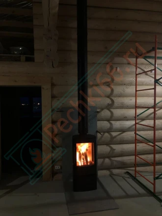 Печь камин Wiking Miro 3 под ключ (монтаж 12.2021)