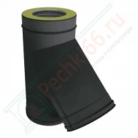 Тройник 45° V50R с изол (AISI-310S/0,8-ОЦИНК-RAL/0,5) d-160/260 (Вулкан-Cerablanket)