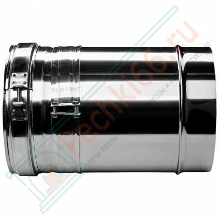 Труба V50R телескопическая с изол L=260-380 (AISI-310S/0,8-AISI-304/0,5) d-104/200 (Вулкан-Cerablanket)