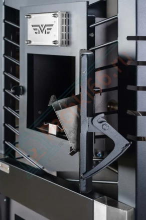 Печь для русской бани № 06МСП 01 - Нерж с парогенератором (каменка вперед) (Тройка) до 24 м3