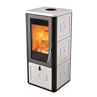 Печь-камин Chari Warm Grey, цвет серый (MCZ)