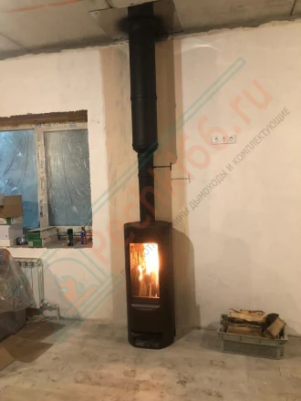 Печь-камин Plamen Nera N под ключ (монтаж 12.2020)