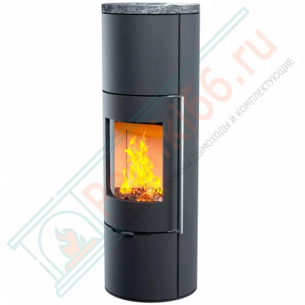 Печь-камин R1.0 XL с круглой задней стенкой и высотой 1500 мм (Астов)