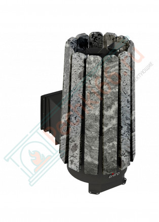 Дровяная банная печь Grill'D Cometa 180 Vega Long Window Max, Stone (Серпентинит)