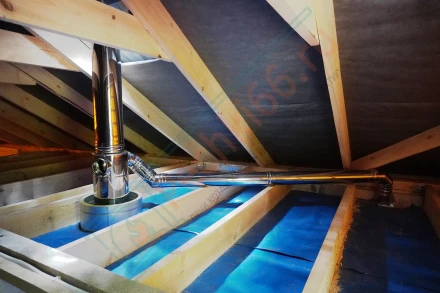 Отвод 45 ТермоВент MC Black (AISI430/0.8/0.5 мм) D=130/180/240 (ТиС)