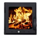 Дверца каминная стальная 435x435, с поддувалом (Россия)