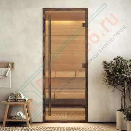 Дверь для хамама АРТ Wood 85 1800x700 (DoorWood) 1