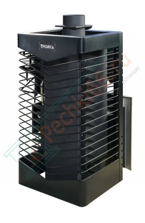 Печь для бани из нержавеющей стали № 06МСП - Н 01, с парогенератором (Тройка) до 18 м3