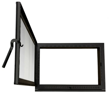 Дверца каминная стальная 680*515 премиум (Россия)