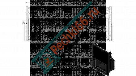 Чугунная топка Oliwia G gilotyna (Kratki)