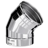 Отвод 45° (AISI-316L/0,8) d-300 (Craft-HF)