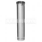 Дымоход L=1м (НЕРЖ-430/1,0) d-150 (Ferrum HF Plus)