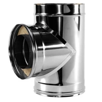 Тройник 90° V50R с изол (AISI-321/0,5-AISI-304/0,5) d-250/350 (Вулкан) Тройник 90° V50R с изол (AISI-321/0,5-AISI-304/0,5) d-250/350 (Вулкан)