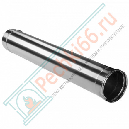 Труба прямая L=1000 без изол (НЕРЖ-321/0,5) d-150 (Дымок-Lux)