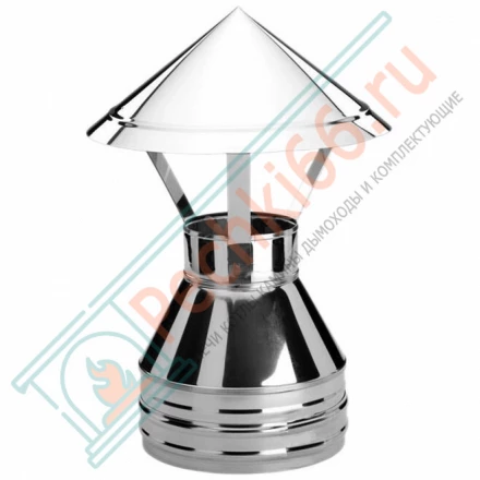 Зонт V50R с изол (AISI-310S/0,8-ОЦИНК-RAL/0,5) d-130/230 (Вулкан-Cerablanket)