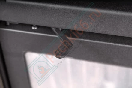 Каминная топка Экокамин Альфа 800 K с контргрузом белый шамот