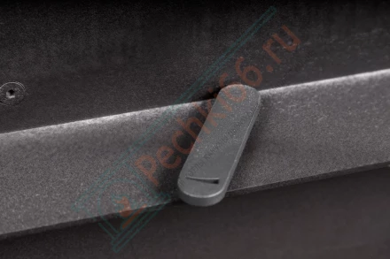 Каминная топка Экокамин Альфа 800 K с контргрузом белый шамот