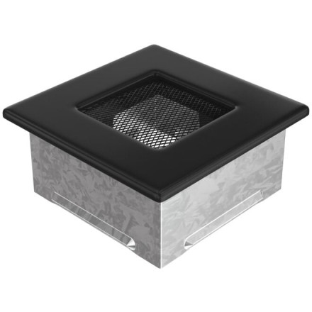 Решётка вентиляционная каминная черная 110х110 11C (Kratki)