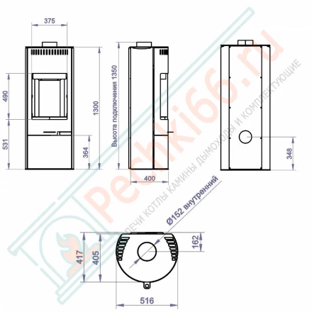 Печь Denali W (Stav)