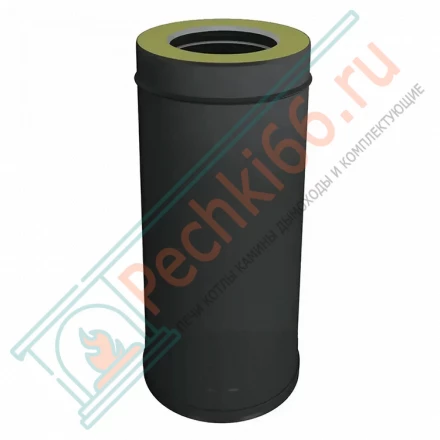 Сэндвич труба V50R с изол L=500 (AISI-321/0,8-ОЦИНК-RAL/0,5) d-130/230 (Вулкан-Cerablanket)