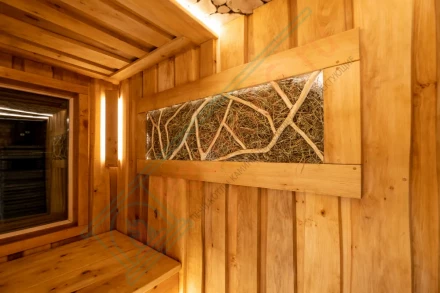 Светильник Woodson FIJI угловой со светодиодной лентой, ольха (24V)