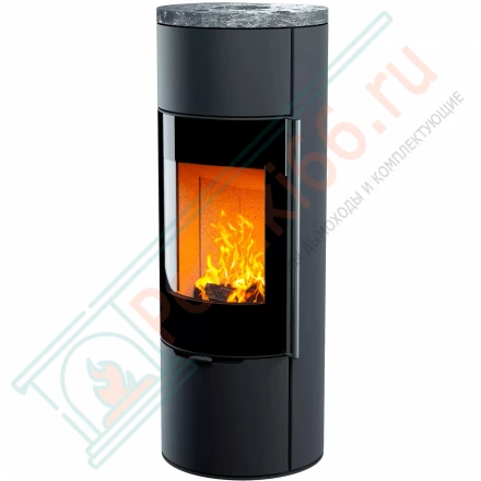 Печь камин R1 L Plus с прямой задней стенкой и высотой 1350 мм (Астов)